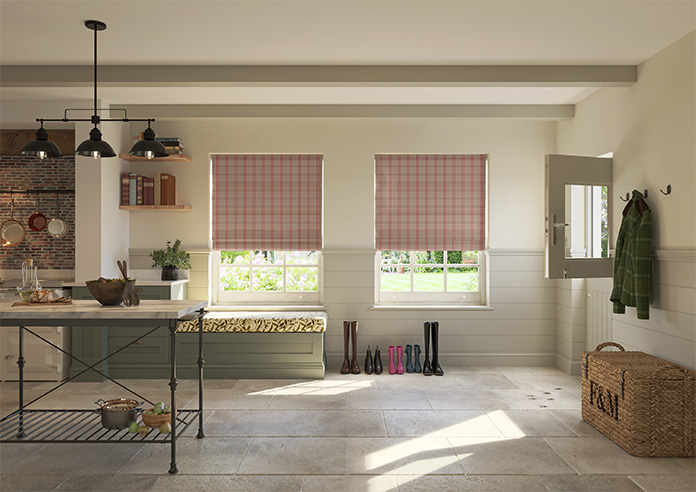 Applecross, Cranberry - Twist&Fit Roman Blind - Image 9